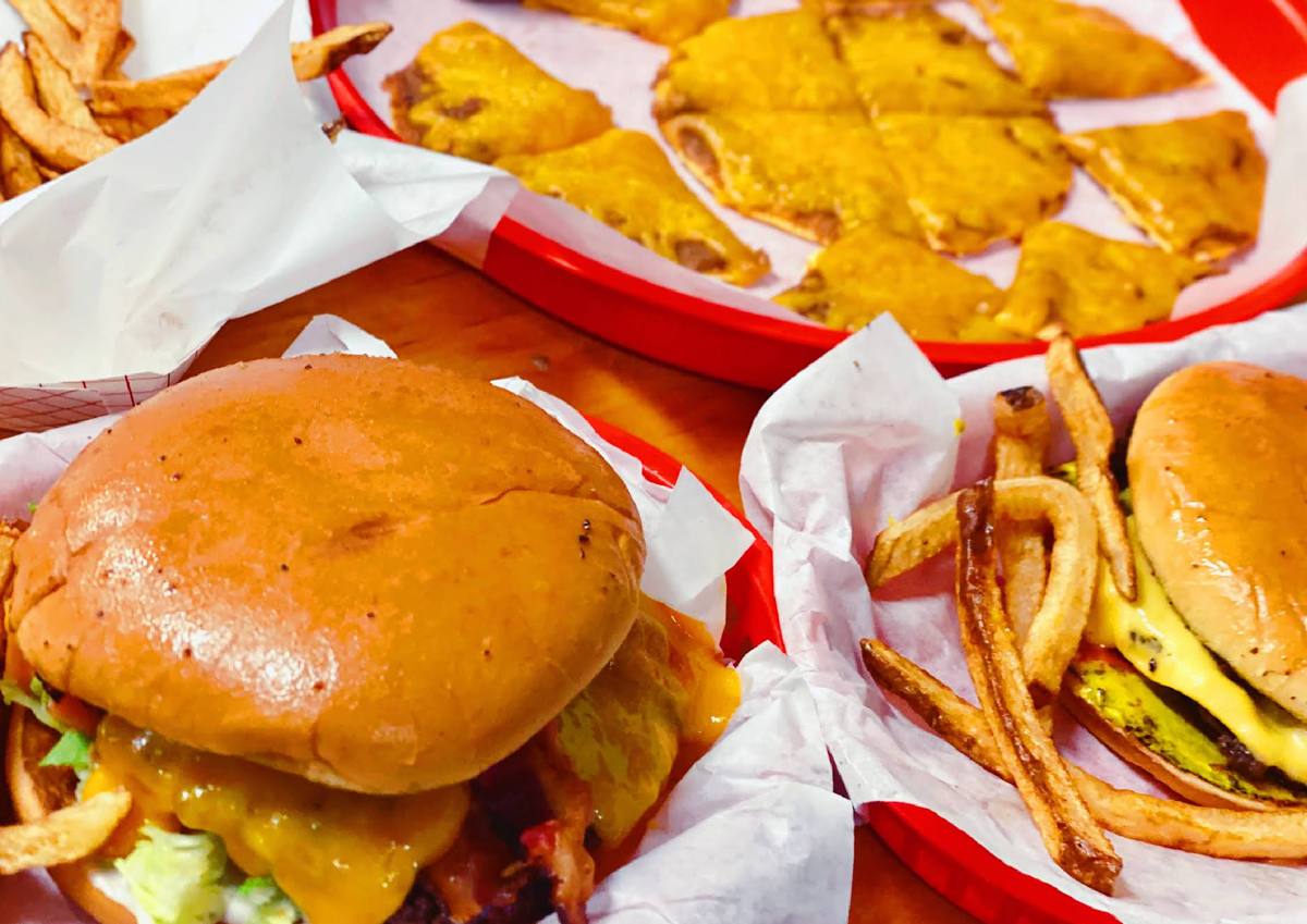 Burgers, hand-cut fries and nachos at Diana's Burgers